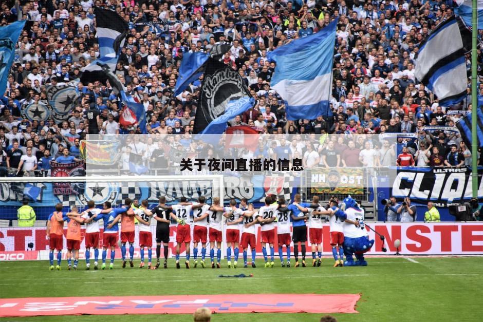 关于夜间直播的信息
